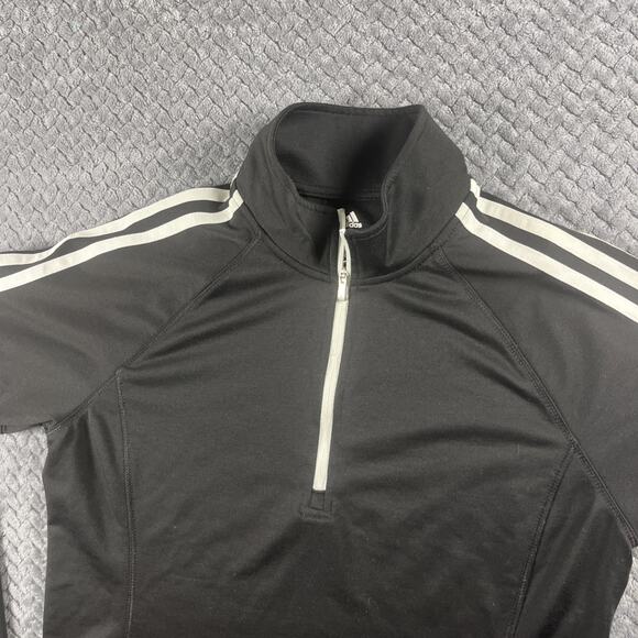 adidas Shirt, Men's Size Small, Black, 1/4 Zip Up, Golf Sweatshirt, Long Sleeve - Picture 3 of 9